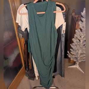 💛Shein ribbed midi sleeveless dress 4XL